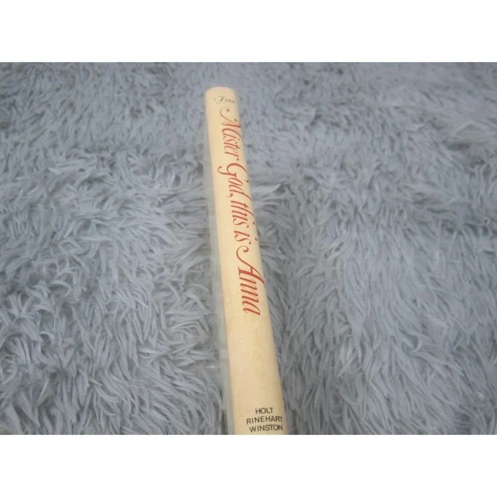 Vintage‎ Mister God, This Is Anna Fynn Holt Rinehart HC DJ 1975 USA True Story